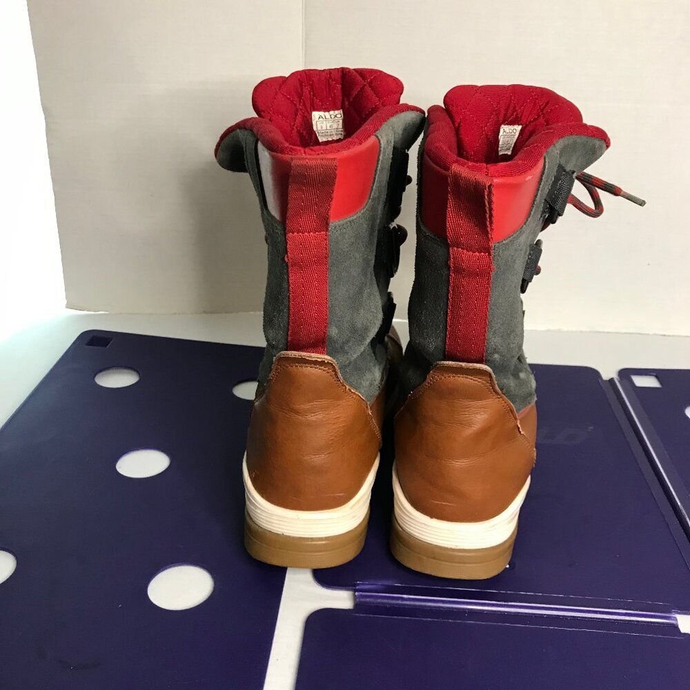 ALDO WOMENS SUEDE DUCK BOOT SIZE 9 - Picture 6 of 7